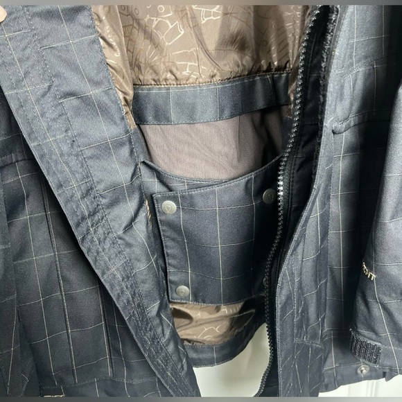 The North Face Cryptic HyVent Jacket Ski Snowboard Hardshell Striped Men’s XL‎ - Picture 9 of 16